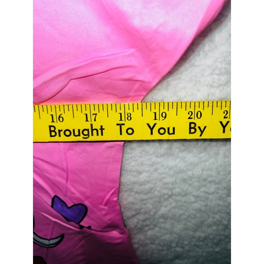 Misses Pink Love Yourself Unicorn Medium Graphic Short Sleeve T Shirt Dress - Picture 4 of 5